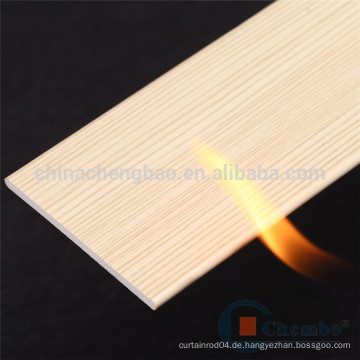 Hotsale Design 50mm feuerfeste Faux Holz Jalousien